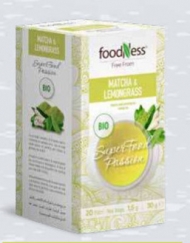 FOODNESS BUSTE TISANA PZ.20 MATCHA&LEMONGRASS